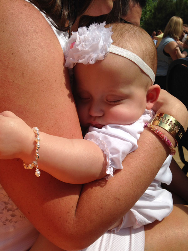 BeadifulBABY.com - Customer Testimonials - This customer purchased the Beautiful Girl™ by My First Pearls® – Grow-With-Me® designer original freshwater cultured pearl bracelet.