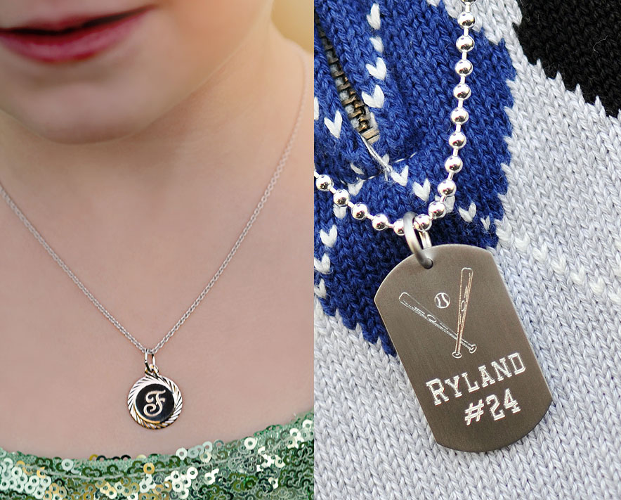 Girls & Boys Personalized Necklaces