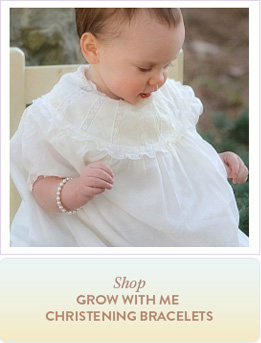 Shop Grow With Me Christening Bracelets