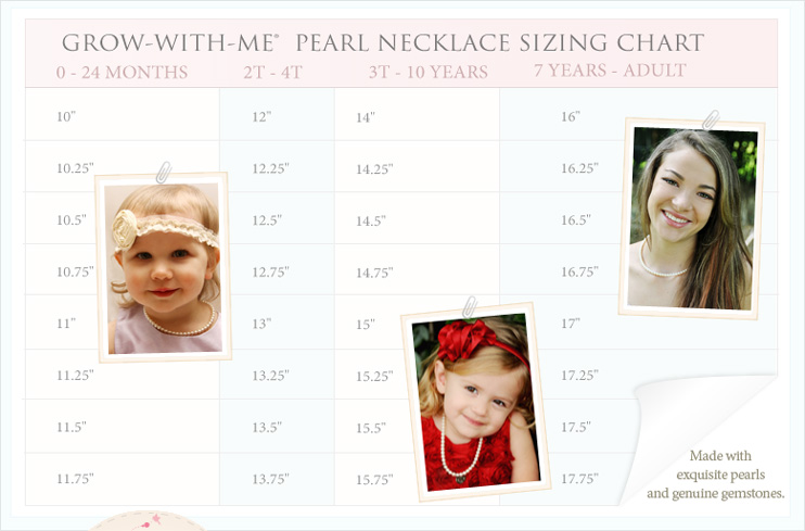 Grow-With-Me Necklace Sizing Chart