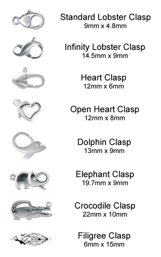 Sterling Silver Clasps