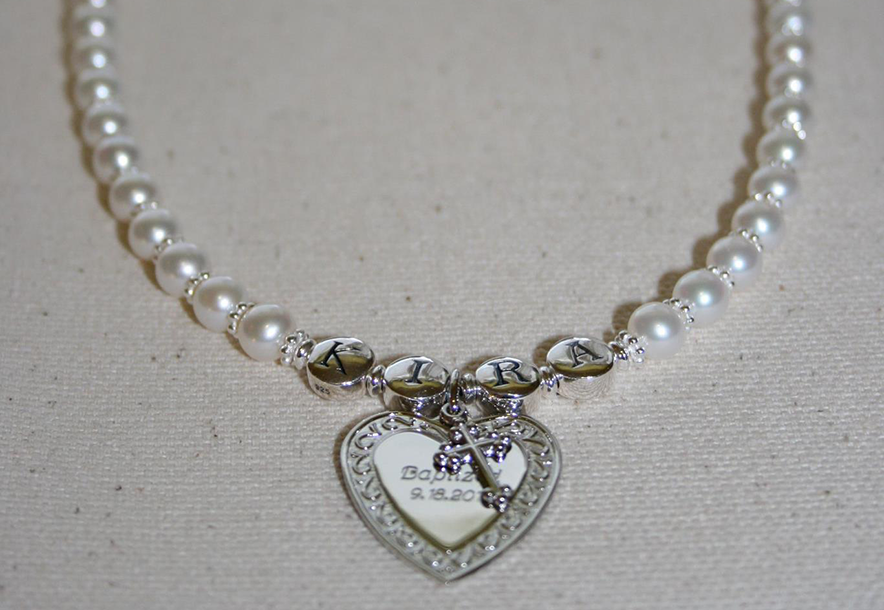 Personalized Pearl Necklaces