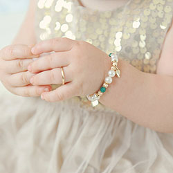 Ivy Grace - Baby / Little Girl Fine Pearl Bracelet - 14K Gold/