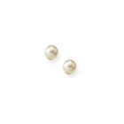 Baby / Children's Pearl Earrings - 14K Yellow Gold - 4mm