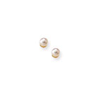 Baby / Children's Pearl Earrings - 14K Yellow Gold - 3mm