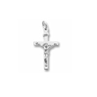 Rembrandt Sterling Silver Large Crucifix Cross Charm – Add to a bracelet or necklace