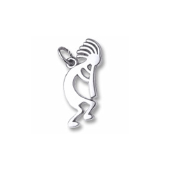 Rembrandt Sterling Silver Kokopelli Charm – Add to a bracelet or necklace/