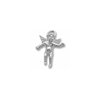 Rembrandt Sterling Silver Angel Charm – Add to a bracelet or necklace