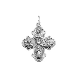 Four Way Cross Necklace/