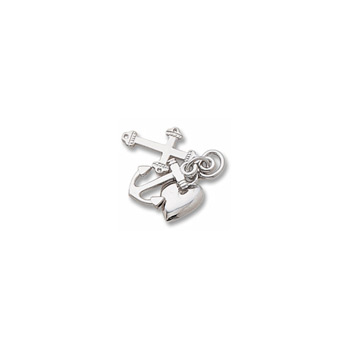 Rembrandt Sterling Silver Faith, Hope, and Charity Charm (Medium - Three Pieces) – Add to a bracelet or necklace - BEST SELLER