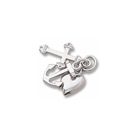 Rembrandt Sterling Silver Faith, Hope, and Charity Charm (Medium - Three Pieces) – Add to a bracelet or necklace - BEST SELLER