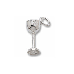 Rembrandt Sterling Silver Chalice Charm – Add to a bracelet or necklace - BEST SELLER/