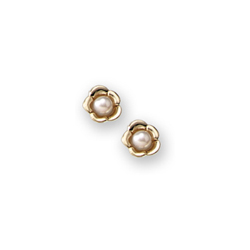 Flower Girl Earrings - 14K Gold/