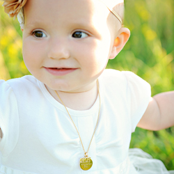 For the Moments We Cherish - 14K Yellow Gold Pendant and Chain/