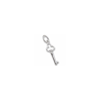 Rembrandt Sterling Silver Key Charm (Tiny) – Add to a bracelet or necklace