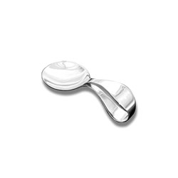 Best Baby Shower Gifts - Baby's First Spoon - Engravable Sterling Silver Baby Self Feeder Spoon  by My First Gifts™ - BEST SELLER/