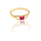 Little Girls Gold Butterfly Ring - July - Size 3