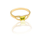 Little Girls Gold Butterfly Ring - November - Size 3