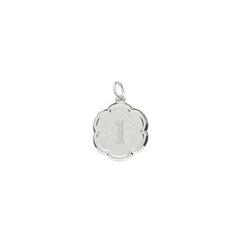 1st Birthday Gift Keepsake Charm for Girls and Boys - Sterling Silver