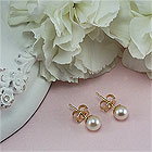 Fine Pearl Stud Earrings - Akoya - 14K Gold