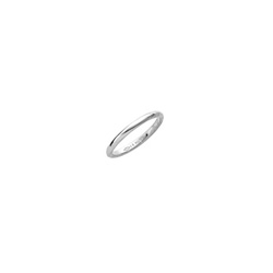 A First Ring for Baby™ - Sterling Silver Rhodium Baby Band - Size 1 Baby Ring - BEST SELLER/