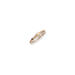 Baby's First Ring - Heart Baby Ring - 10K Yellow Gold Ring for Baby - Size 1 - BEST SELLER/