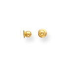 14K Yellow Gold Threaded Ear Nut / Screw Back - One (1)