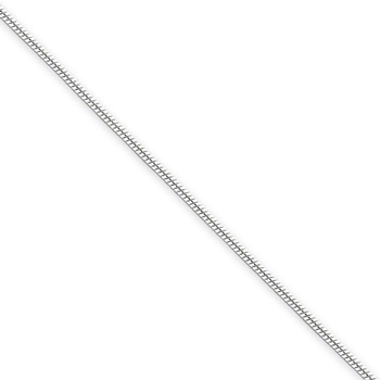 16" Sterling Silver Snake Chain - 1.00mm width - 7 years to Adult