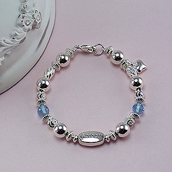Abigail's Treasure - Baby Bracelet with Name Engraved/