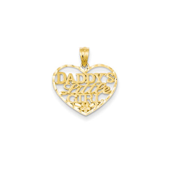 Daddy's Little Girl Necklace - 14K Yellow Gold