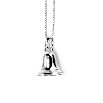 Christmas Bell Pendant Necklace for Kids