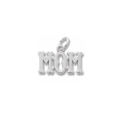 Rembrandt Sterling Silver Mom Charm – Add to a bracelet or necklace/