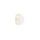 14K Yellow Gold Gold Silicone Safety Back Push On Earring Back  (One Back) - Fits all BeadifulBABY push back posts - One Back 