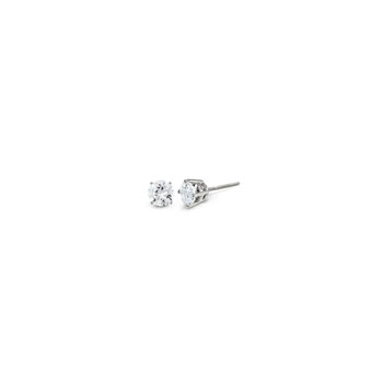 Baby / Children's Diamond Stud Earrings - 1/6 CT TW - 14K White Gold
