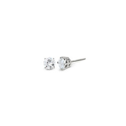 Baby / Children's Diamond Stud Earrings - 1/6 CT TW - 14K White Gold/