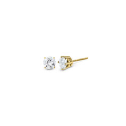 Baby / Children's Diamond Stud Earrings - 1/4 CT TW - 14K Yellow Gold/