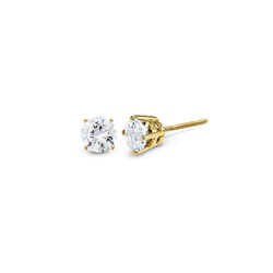 Baby / Children's Diamond Stud Earrings - 5/8 CT TW - 14K Yellow Gold/
