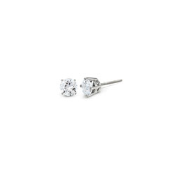 Baby / Children's Diamond Stud Earrings - 1/4 CT TW - 14K White Gold/