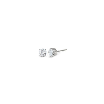 Baby / Children's Diamond Earrings - 1/3 CT TW - 14K White Gold