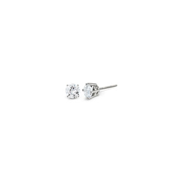 Baby / Children's Diamond Stud Earrings - 3/8 CT TW - 14K White Gold
