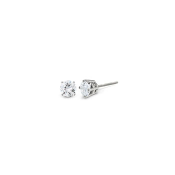 Baby / Children's Diamond Stud Earrings - 5/8 CT TW - 14K White Gold