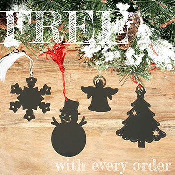 Engravable Silver Ornament - FREE with all jewelry orders  - A $50 Value
