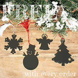 Engravable Silver Ornament - FREE with all jewelry orders  - A $50 Value/