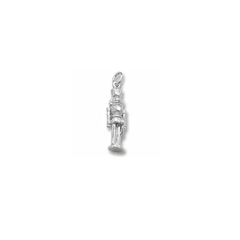 Rembrandt 14K White Gold Nutcracker Charm – Add to a bracelet or necklace