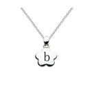 Kids Initial Necklace - Letter B - Sterling Silver
