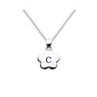 Kids Initial Necklace - Letter C - Sterling Silver