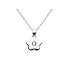 Kids Initial Necklace - Letter O - Sterling Silver