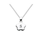Kids Initial Necklace - Letter S - Sterling Silver