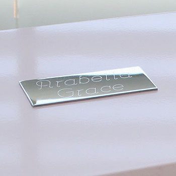 Engravable Silver Plate – Engravable on front - BEST SELLER