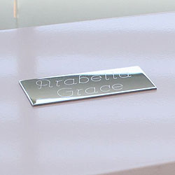 Engravable Silver Plate – Engravable on front - BEST SELLER/